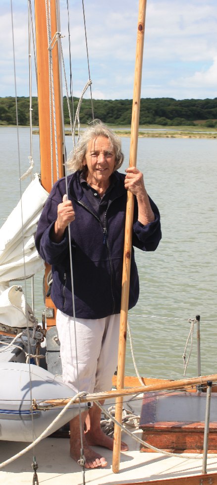 Marilyn Bowden aboard Cobber