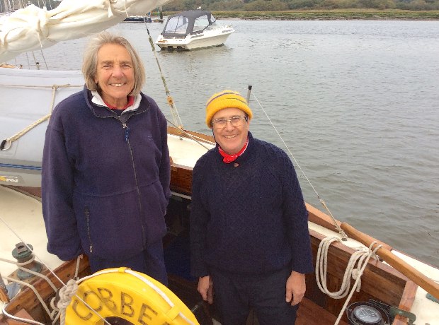 Skipper Marilyn & Chairman John-Henry Aboard Cobber