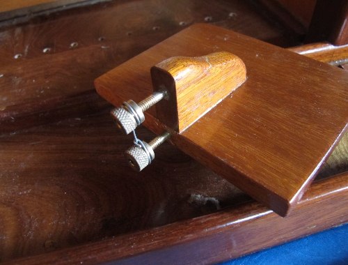 Shelf for small books, Knurled Nuts on Threads