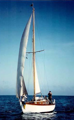 Crackerjack under sail