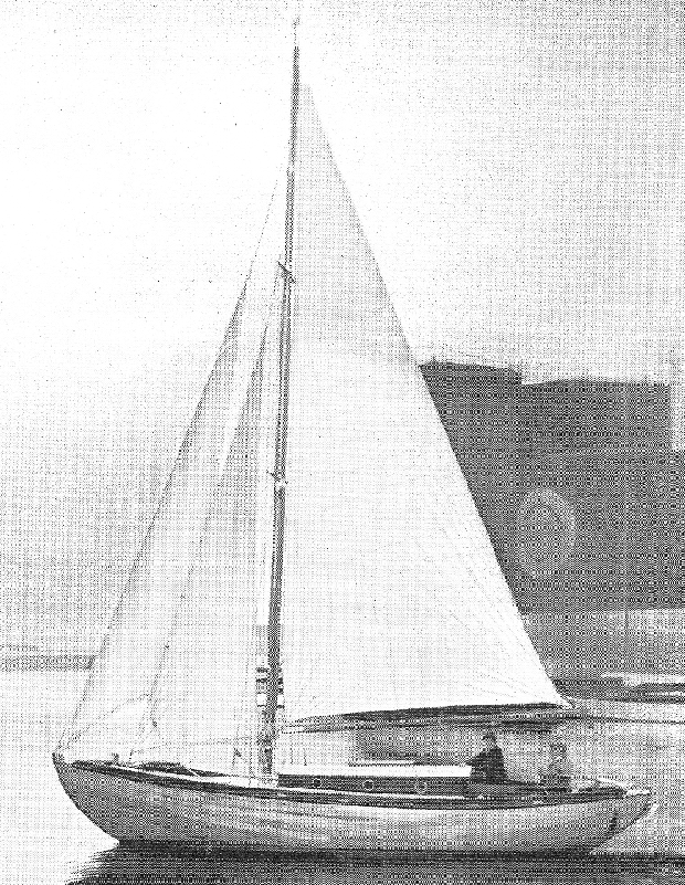 Erla, a Sinah class Harrison Butler yacht