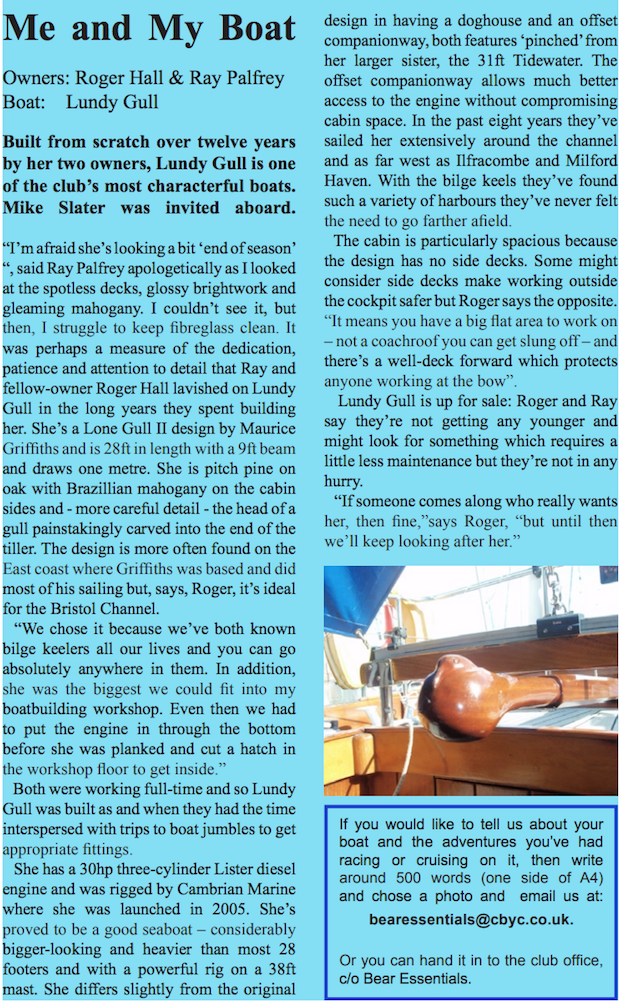 Lundy Gull article