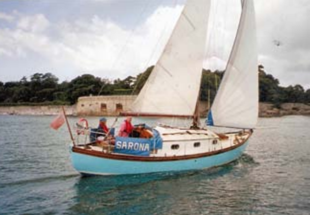 Sarona under sail