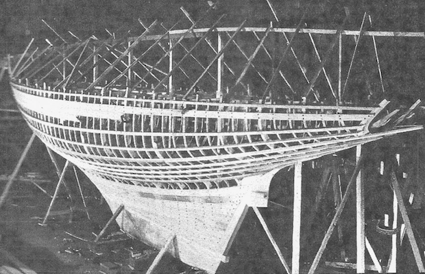 Sonda being built, 1951