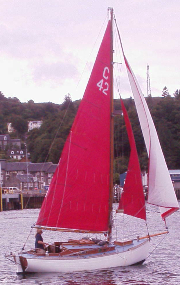 Suzanna II, a Zyklon class Harrison Butler yacht