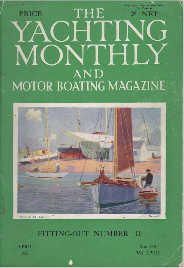 Vindilis on the cover of Yachting Monthly