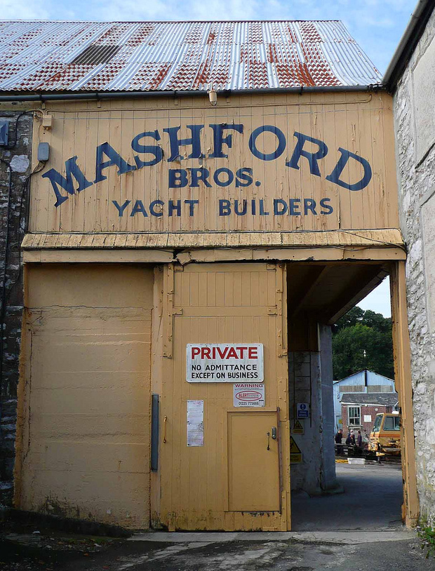The Mashford boatyard