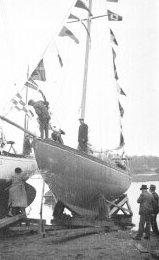 Zingara, an Askadil class Harrison Butler yacht