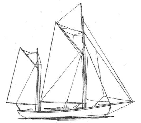 Maud's Sail Plan