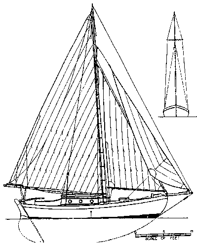 Yonne Sail Plan